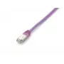 Equip Cat.6A Platinum S/FTP patch-kaapeli, 20 m, violetti