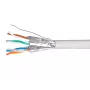 Equip Cat.6 U/UTP -asennuskaapeli, LSZH, 100 m, 100 m, Cat6, U/UTP (UTP), harmaa