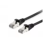 Patchkaapeli Equip Cat.6A S/FTP RJ-45 10 m musta