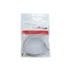 Equip Cat 8.1 S/FTP (PIMF) -verkkokaapeli, LSOH, 0,5 m, harmaa