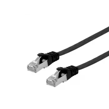 Equip Cat.6A U/FTP -lattakaapeli RJ-45 1,0 m musta