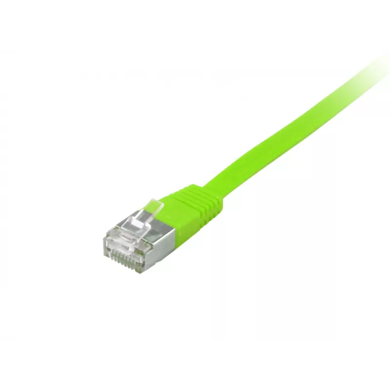Equip Cat.6A U/FTP -lattakaapeli, 10,0 m, vihreä, 10 m, Cat6a, U/FTP (STP), RJ-45, RJ-45, vihreä