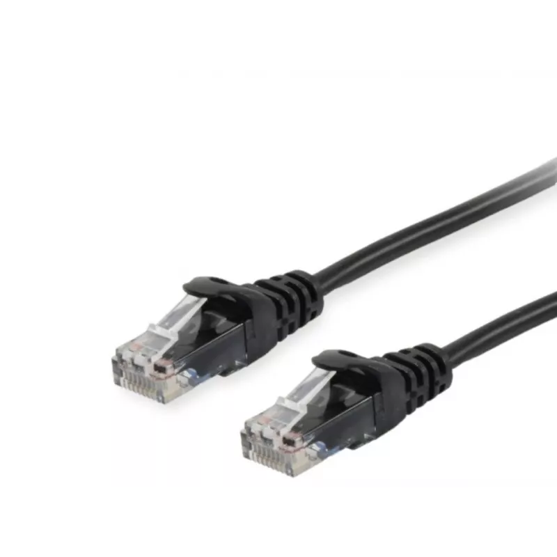 Equip Cat.6A RJ-45 U/UTP patch-kaapeli 2 m musta