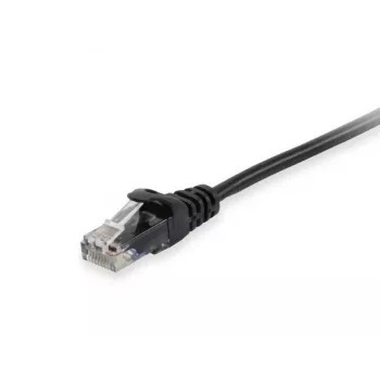 Equip Cat.6A U/UTP patch-kaapeli, 3 m, musta, 3 m, Cat6a, U/UTP (UTP), RJ-45, RJ-45, musta