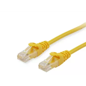 Equip Cat.6A U/UTP patch-kaapeli, 5 m, keltainen, 5 m, Cat6a, U/UTP (UTP), RJ-45, RJ-45, keltainen