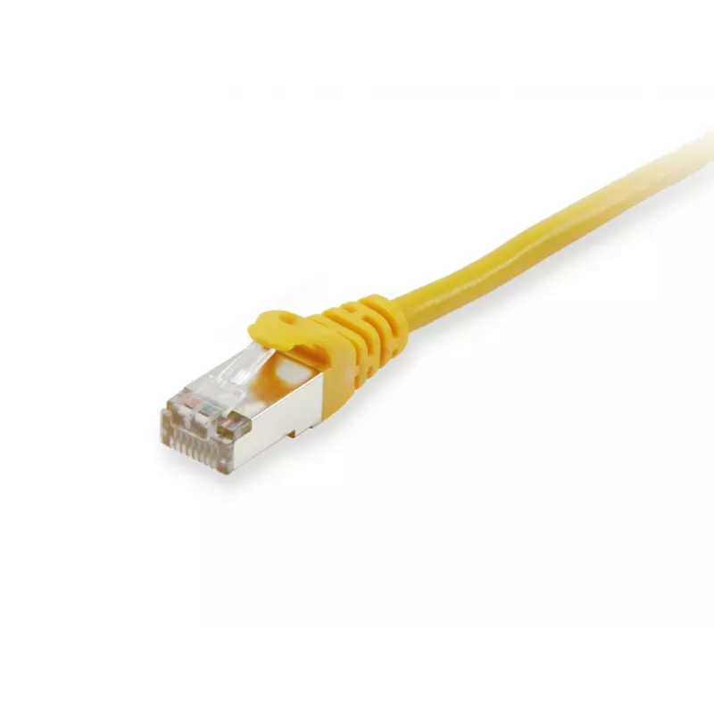 Liitäntäkaapeli Equip Cat.6A S/FTP RJ-45 0,15 m keltainen