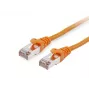 Verkkokaapeli Equip Cat.6A S/FTP RJ-45 0,15 m oranssi