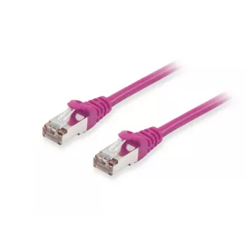 Liitäntäkaapeli Equip Cat.6A S/FTP RJ-45 0,15 m violetti