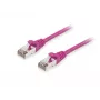 Equip Cat.6A S/FTP -liitäntäkaapeli, violetti, 25 m