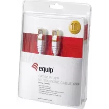 Verkkokaapeli Equip Cat5e F/UTP RJ-45 10 m valkoinen
