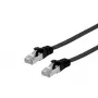 Equip Cat.6A U/FTP litteä verkkokaapeli RJ-45 3,0 m musta