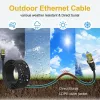 Equip Cat.6A S/FTP -ulkokäyttöön tarkoitettu verkkokaapeli, 2,0 m, RJ-45 – musta