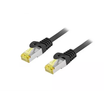 Equip Cat.6A S/FTP -ulkokäyttöön tarkoitettu verkkokaapeli, 15 m, musta, RJ-45–RJ-45, 10 Gbit/s