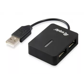 Equip 128952 USB-keskitin USB 2.0 480 Mbit/s musta