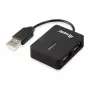 Equip 128952 USB-keskitin USB 2.0 480 Mbit/s musta