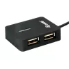 Equip 128952 USB-keskitin USB 2.0 480 Mbit/s musta
