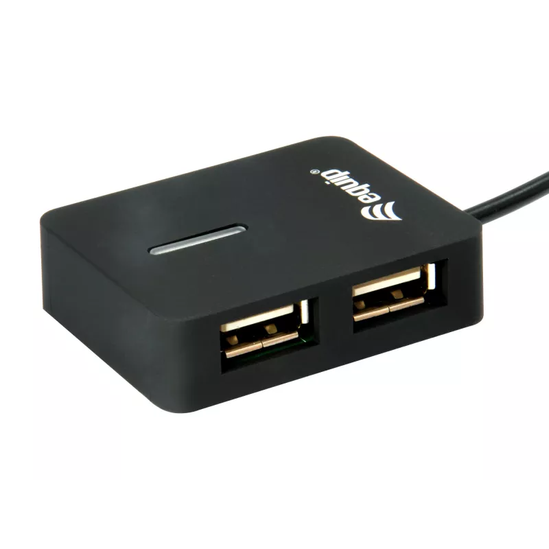 Equip 128952 USB-keskitin USB 2.0 480 Mbit/s musta