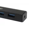 Equip 128953 USB-keskitin, USB 3.2 Gen 1 (3.1 Gen 1) Type-A, 5000 Mbit/s, musta