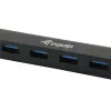 Equip 128954 USB-keskitin, USB 3.2 Gen 1 (3.1 Gen 1) Type-C, 5000 Mbit/s, musta