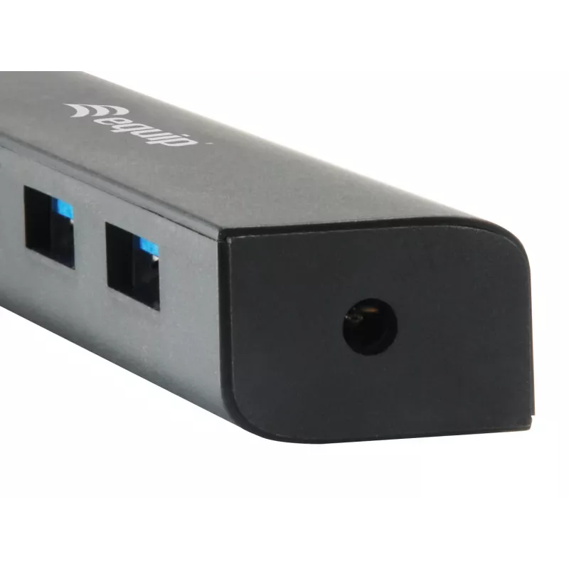 Equip 128954 USB-keskitin, USB 3.2 Gen 1 (3.1 Gen 1) Type-C, 5000 Mbit/s, musta