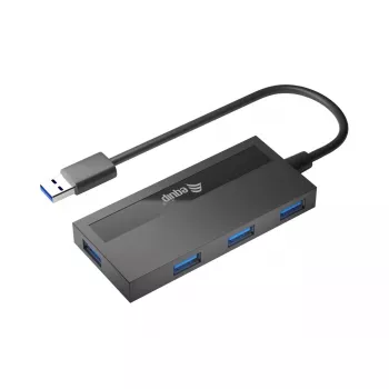 Equip 4-porttinen USB 3.0 -keskitin USB-C-sovittimella