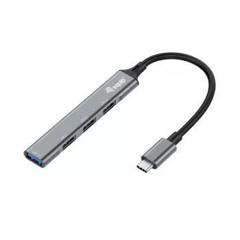 Equip 4-porttinen USB 3.0/2.0 -USB-keskitin, USB-C