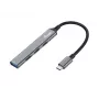 Equip 4-porttinen USB 3.0/2.0 -USB-keskitin, USB-C