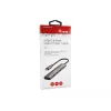Equip 128963 USB-C 4-porttinen USB 3.2 Gen 1 (3.1 Gen 1) -keskitin, 4x USB-C, 5 Gbit/s, alumiini, ilman verkkolaitetta, musta/hopea