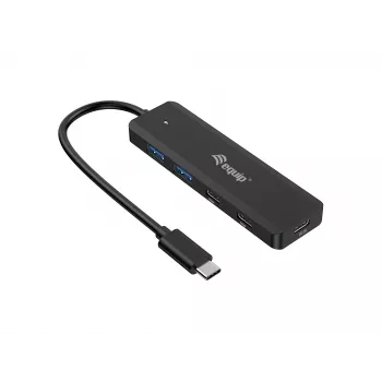 Equip USB-C 4-porttinen USB 3.2 Gen 1 -keskitin, USB-C x 2, USB-A x 2