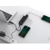 Equip 7-porttinen USB 3.2 Gen 1 -USB-keskitin verkkolaitteella