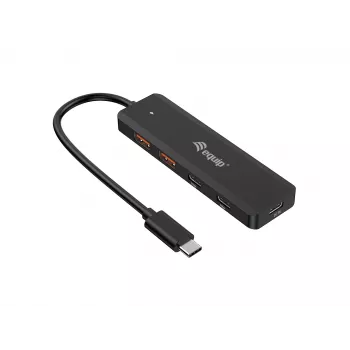 Equip USB-C 4-porttinen USB 3.2 Gen 2 (10 Gbit/s) -keskitin, USB-C x 2, USB-A x 2