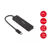 Equip USB-C 4-porttinen USB 3.2 Gen 2 (10 Gbit/s) -keskitin, USB-C x 2, USB-A x 2