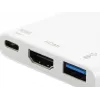 Equip 133461 USB Type-C -HDMI-liitäntä/USB-A-liitäntä/PD-sovitin