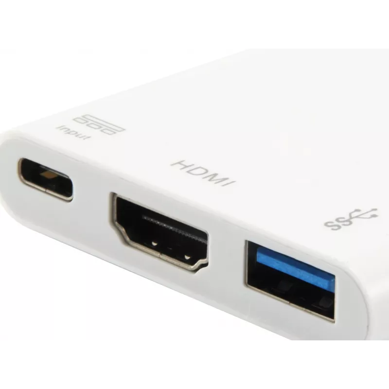 Equip 133461 USB Type-C -HDMI-liitäntä/USB-A-liitäntä/PD-sovitin