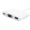 Equip 133462 USB Type-C -VGA-liitäntä/USB-A-liitäntä/PD-sovitin