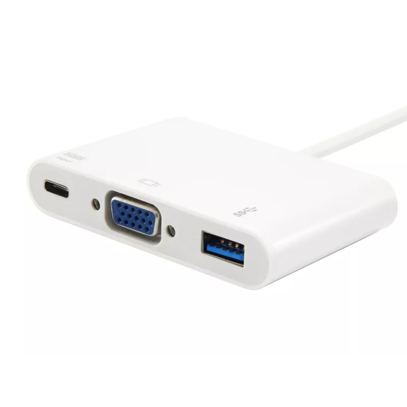 Equip 133462 USB Type-C -VGA-liitäntä/USB-A-liitäntä/PD-sovitin