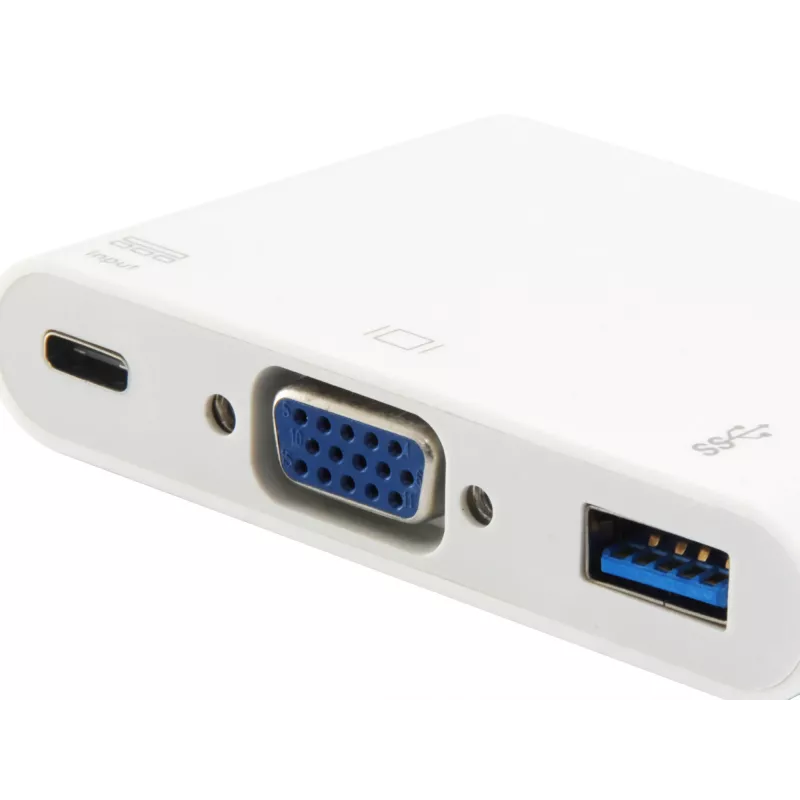 Equip 133462 USB Type-C -VGA-liitäntä/USB-A-liitäntä/PD-sovitin