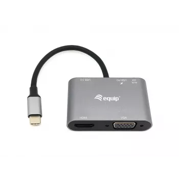 Equip USB-C 5-in-1 -monitoimisovitin