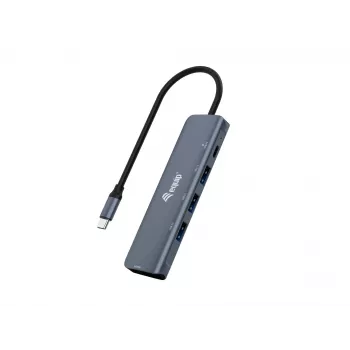 Equip USB-C 5-in-1 -moniadapteri, HDMI, USB 3.2 GEN1, 100W USB PD