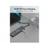 Equip USB-C 5-in-1 -moniadapteri, HDMI, USB 3.2 GEN1, 100W USB PD