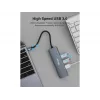 Equip USB-C 5-in-1 -moniadapteri, HDMI, USB 3.2 GEN1, 100W USB PD