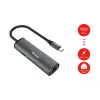 Equip USB-C - RJ45 gigabitin verkko + PD-adapteri USB Type-C 100W