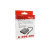 Equip 133488 3-in-1 USB-C – HDMI / USB-A / USB PD -sovitin, USB 3.2 Gen 1 (3.1 Gen 1), 4K/60 Hz, 100 W PD, alumiini, musta/harmaa