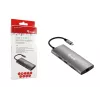 Equip USB-C 9-in-1-monitoimiadapteri, HDMI 4K/60Hz, Gigabit-LAN, USB 3.2 GEN1, SD/TF, 100W USB PD