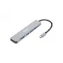 Equip USB-C 7-in-1-monitoimiadapteri, HDMI 4K/60Hz, USB 3.2 Gen1 x3, TF/Micro SD, 100W USB PD