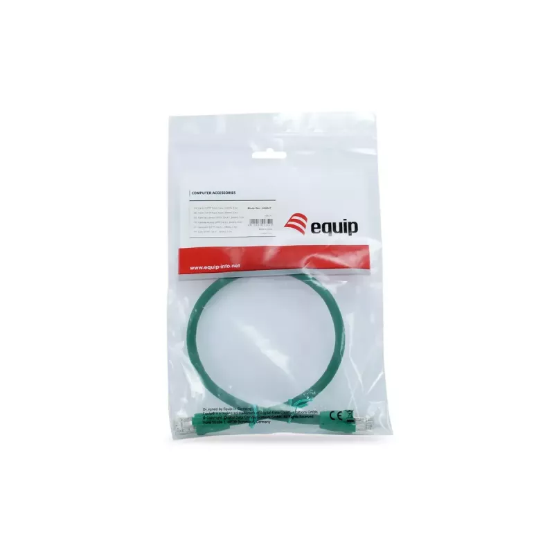 Verkkokaapeli Equip Cat 8.1 S/FTP (PIMF) -verkkokaapeli RJ-45 Cat8.1 0,5 m vihreä