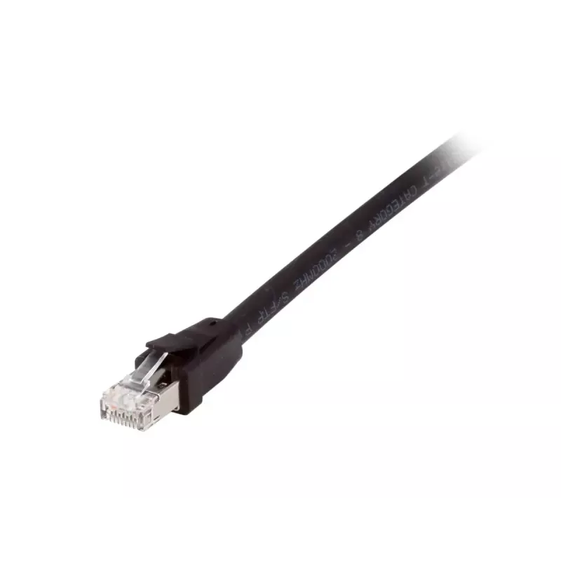 Equip Cat 8.1 S/FTP (PIMF) -verkkokaapeli, LSOH, 3,0 m, musta