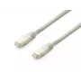 Equip Cat.6A Platinum S/FTP -verkkokaapeli, harmaa, 1,0 m, 10 kpl/pakkaus