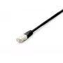 Equip Cat.6A Platinum S/FTP -verkkokaapeli, musta, 2,0 m, 10 kpl/pakkaus