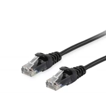 Equip Cat.6 U/UTP -verkkokaapeli RJ-45 0,15 m musta